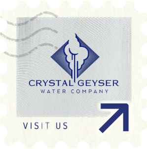 Crystal Geyser Logo Stamp